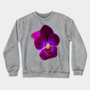 Purple Violet Flower Crewneck Sweatshirt